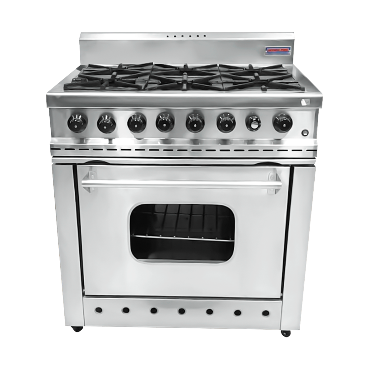 COCINA SEMI INDUSTRIAL 06 HORNILLAS CON HORNO