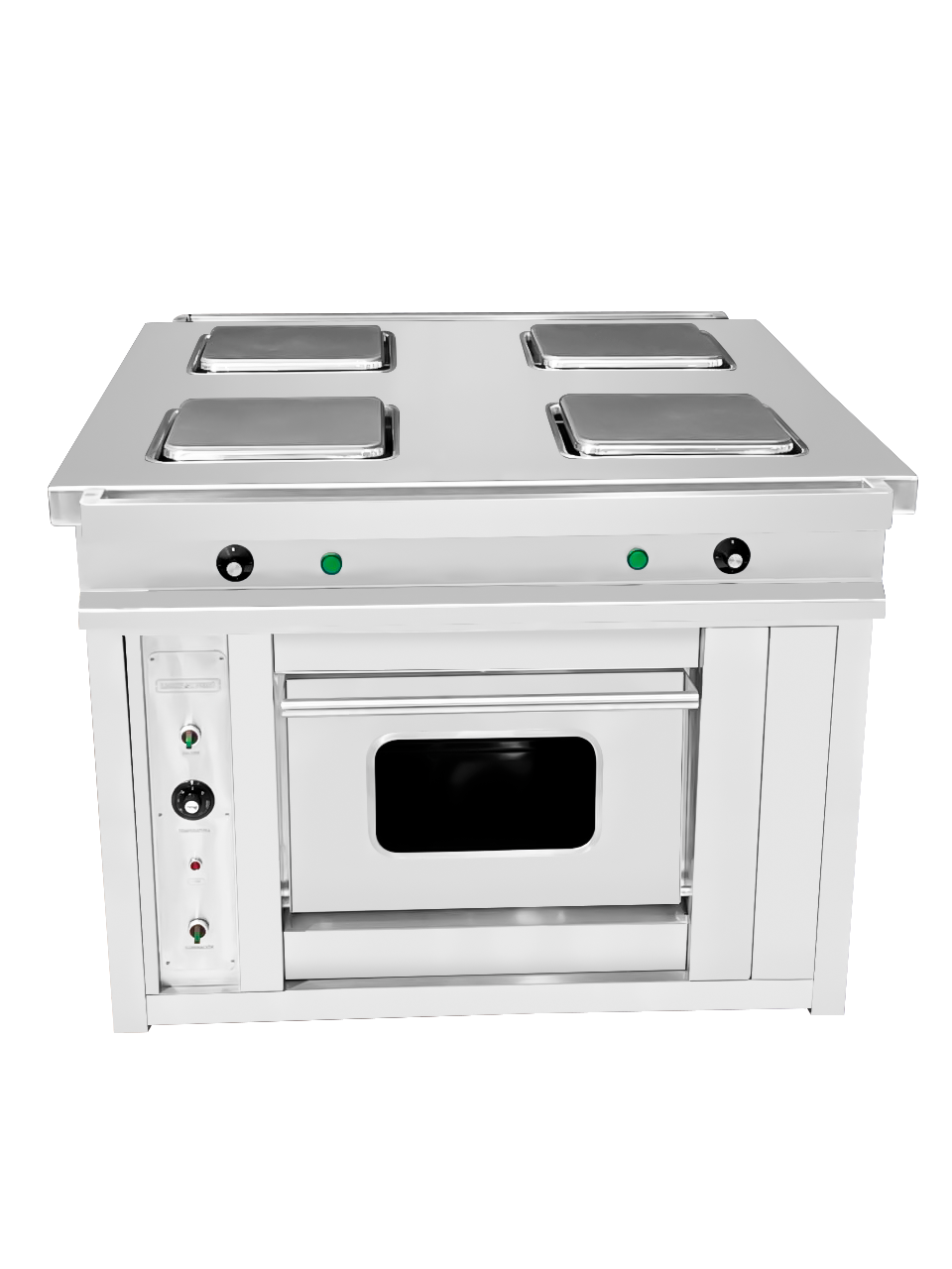 COCINA ELÉCTRICA 04 HORNILLAS CON HORNO