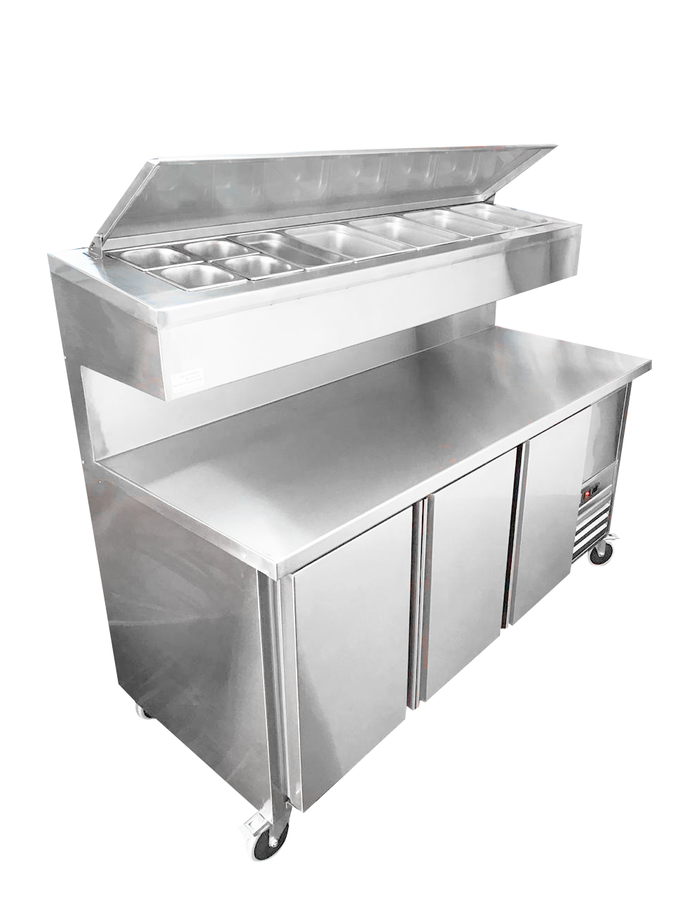 MESA CONSERVADORA DE 03 PUERTAS CON TOPPINERA AÉREA
